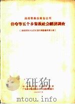 海南黎族苗族自治州什玲等五个乡黎族社会经济调查（1963 PDF版）