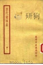历代疆域表  册一（ PDF版）