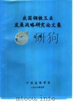 我国钢铁工业发展战略研究论文集 (上册) 1988 PDF电子版封面 傅松龄