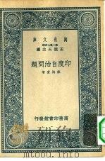 万有文库第二集七百种印度自治问题（1937 PDF版）