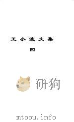 王小波文集 第4卷 沉默的大多数 1999 PDF电子版封面 7500635850 王小波著
