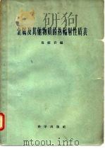 金属及其他物质的热辐射性质表（1958 PDF版）