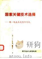 国家关键技术选择 新一轮技术优势争夺战 1995 PDF电子版封面 750232559X 周永春,李思一主编
