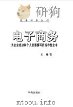 电子商务 为企业成功和个人发展撰写的指导性全书 1999 PDF电子版封面 7507715434 王健著