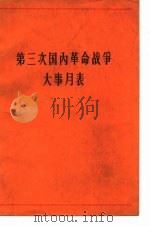 第三次国内革命战争大事月表  1945年7月-1949年10月（1961 PDF版）