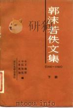 郭沫若佚文集 下 1906-1949 1988 PDF电子版封面 7561401884 郭沫若著;王锦厚等编