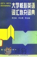 大学核心英语词汇补充词典（1995 PDF版）
