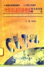 大学英语四级考试语法结构题精选（1996 PDF版）