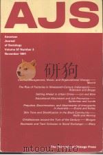 American Journal of Sociology 1991-1992 Vol.97 No.3-4（ PDF版）