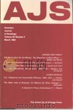 American Journal of Sociology 1988 Vol.93 No.5-6（ PDF版）