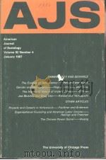 American Journal of Sociology 1987 Vol.92 No.4-5（ PDF版）