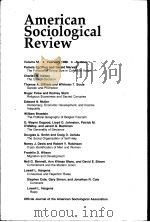 AMERICAN SOCIOLOGICAL REVIEW 1988 Vol.53 No.1-6（ PDF版）