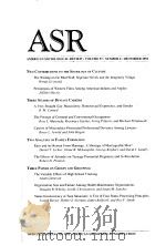 AMERICAN SOCIOLOGICAL REVIEW 1992 Vol.57 NO.5-6（ PDF版）