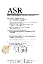 AMERICAN SOCIOLOGICAL REVIEW 1991 Vol.56 NO.2-4（ PDF版）