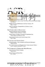 AMERICAN SOCIOLOGICAL REVIEW 1991 Vol.56 NO.6（ PDF版）