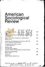 AMERICAN SOCIOLOGICAL REVIEW 1980 Vol.45 No.6（ PDF版）