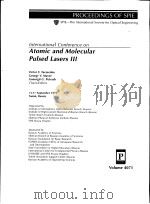 Atomic and Molecular Pulsed Lasers Ⅲ（ PDF版）