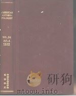 AMERICAN ANTHROPOLOGIST VOL.34 No4 1932（ PDF版）