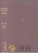 AMERICAN SOCIOLOGICAL REVIEW VOL.14 No1-3 1949（ PDF版）