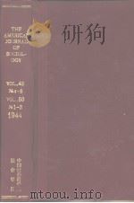 THE AMERICAN JOURNAL OF SOCIOLOGY  VOL.49 No4-6 1944（ PDF版）
