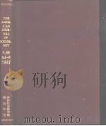 THE AMERICAN JOURNAL OF SOCIOLOGY V.53 No1-3 1947（ PDF版）