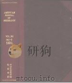 AMERICAN JOURNAL OF SOCIOLOGY VOL.86 No1-3 1980（ PDF版）
