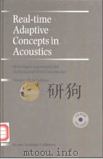 Real-time Adaptive Concepts in Concepts in Acoustics PDF电子版封面