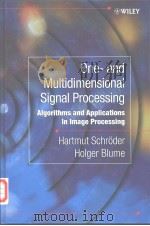 One-and Multidimensional Signal Processing（ PDF版）