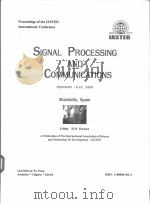 SIGNAL PROCESSING AND COMMUNICATIONS（ PDF版）