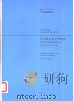 Power to the People The measurement of sound power（ PDF版）