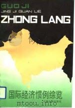 国际经济惯例综览（1993 PDF版）