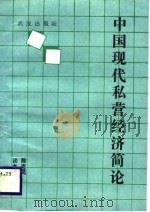 中国现代私营经济简论（1988 PDF版）