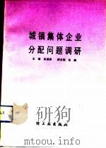 城镇集体企业分配问题调研（1991 PDF版）
