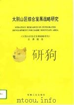 大别山区综合发展战略研究（1993.07 PDF版）