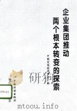 企业集团推动两个根本转变的探索（1996 PDF版）