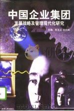 中国企业集团发展战略及管理现代化研究 1996 PDF电子版封面 7201027026 朱卫卫,白长虹主编