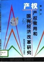 产权  产权效用和国有经济改革研究（1996 PDF版）