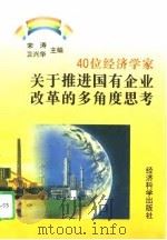 40位经济学家关于推进国有企业改革的多角度思考（1996 PDF版）