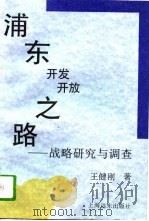 浦东开发开放之路  战略研究与调查（1995 PDF版）