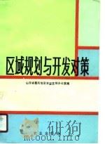 区域规划与开发对策（1990 PDF版）