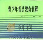 青少年普法教育表解（1986 PDF版）