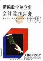 新编股份制企业会计运作实务（1994 PDF版）