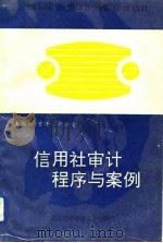 信用社审计程序与案例（1993 PDF版）