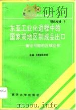东亚工业化进程中的国家或地区制成品出口  兼论可能的区域合作（1995 PDF版）