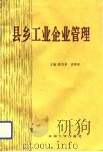县乡工业企业管理 1993 PDF电子版封面 7810238191 陈春林,高钟田主编