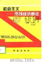 社会主义市场经济概论 1995 PDF电子版封面 7543809273 黄建湘,邓真惠主编