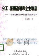 分工、报酬递增和企业制度  一个理论框架及对国有企业的分析（1998 PDF版）
