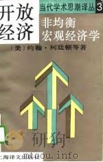 当代学术思潮译丛3  开放经济  非均衡宏观经济学（1992 PDF版）