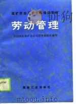 煤矿劳动工资干部培训教材  劳动管理（1989 PDF版）