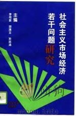 社会主义市场经济若干问题研究（1996 PDF版）